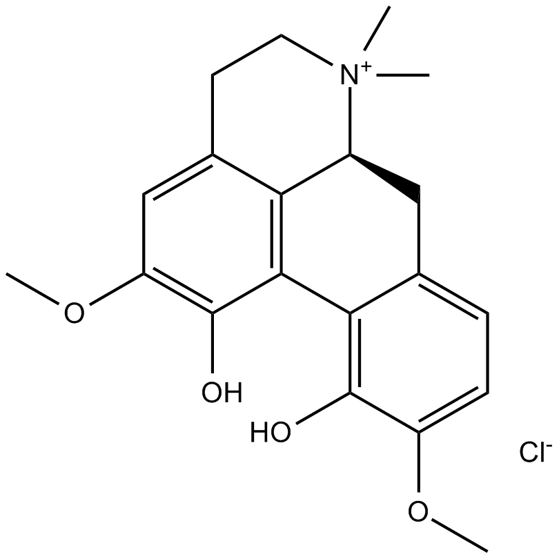 Magnoflorine chloride Chemical Structure