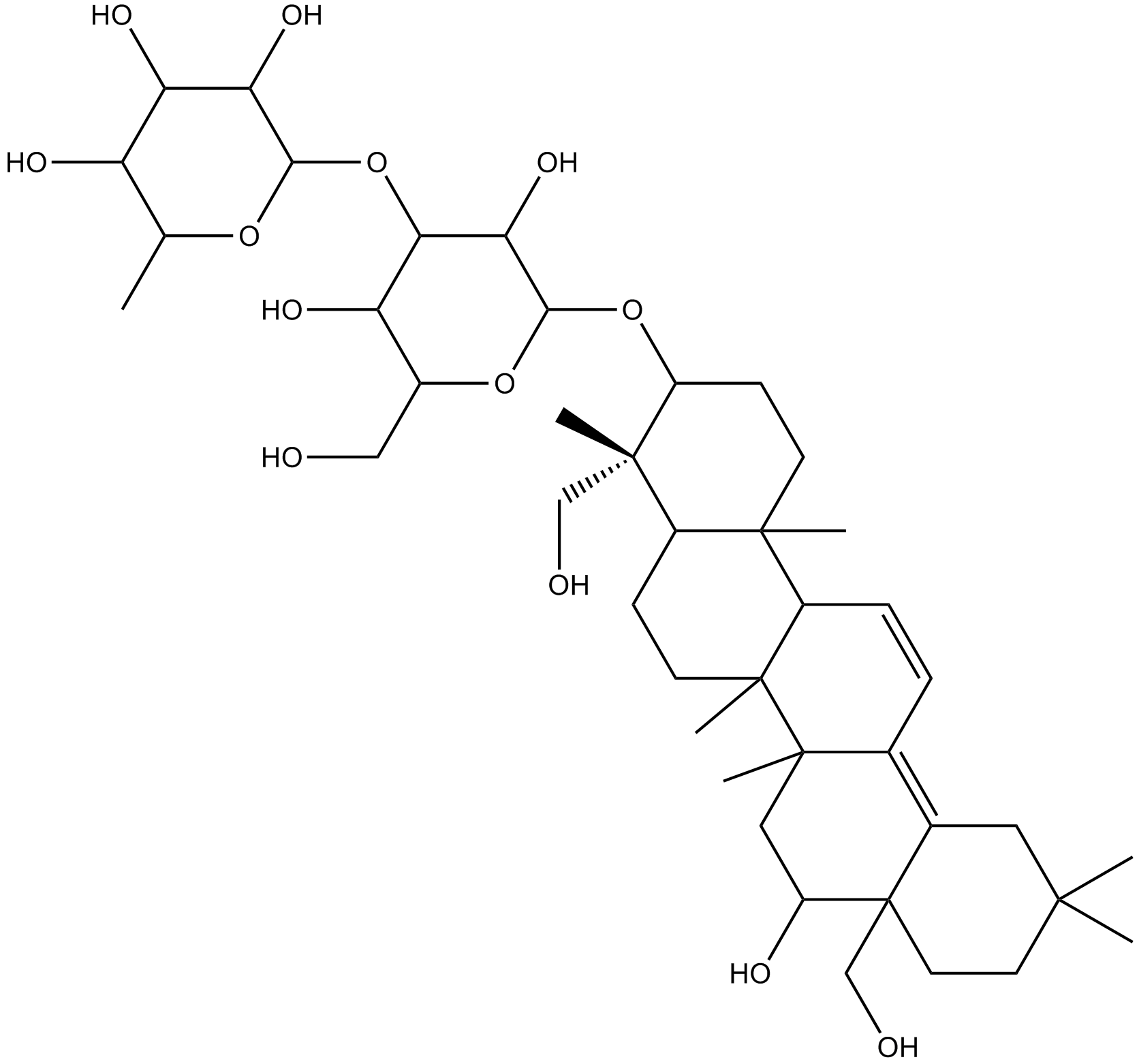 Saikosaponin B Chemical Structure