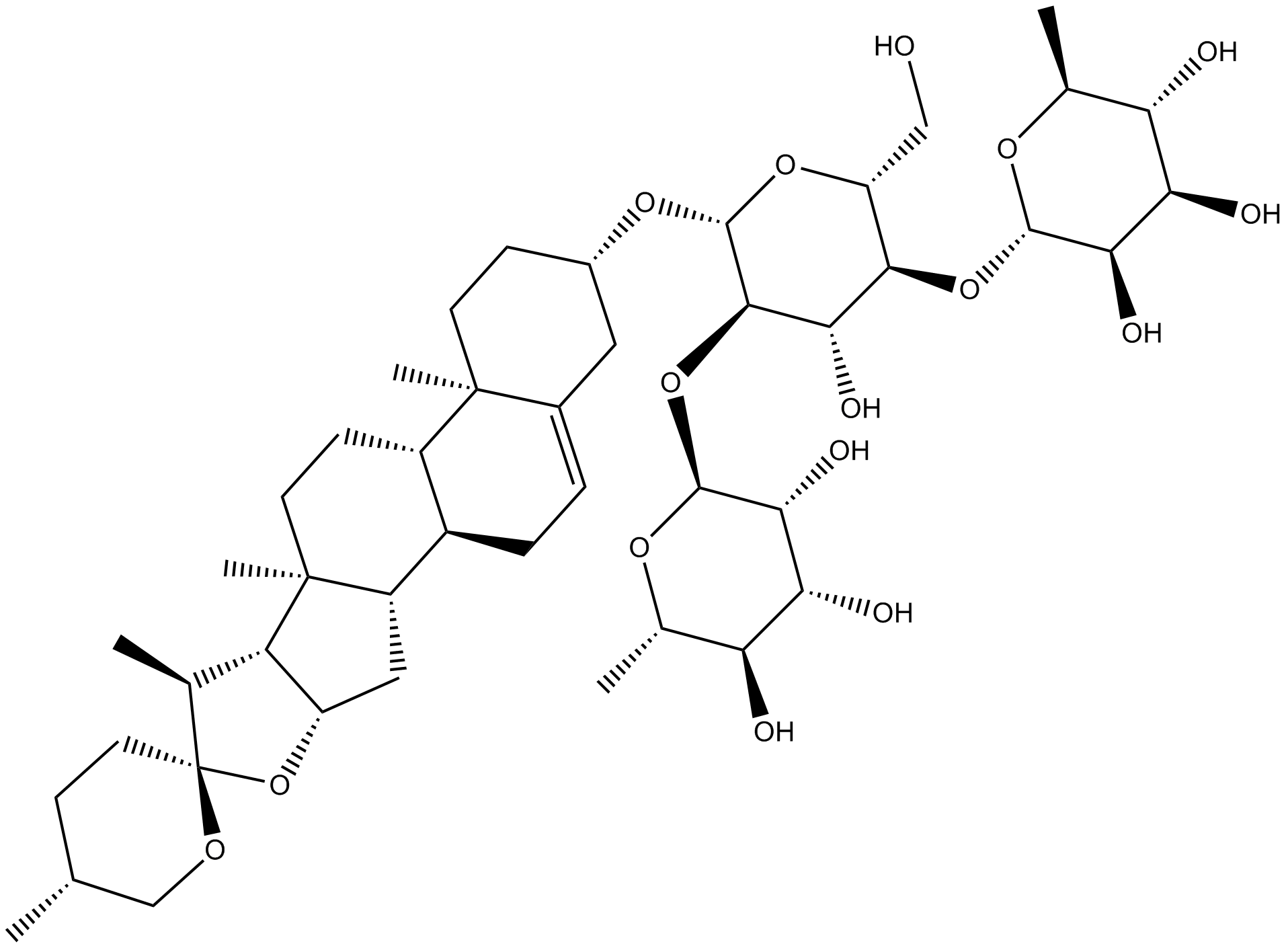 Dioscin  Chemical Structure