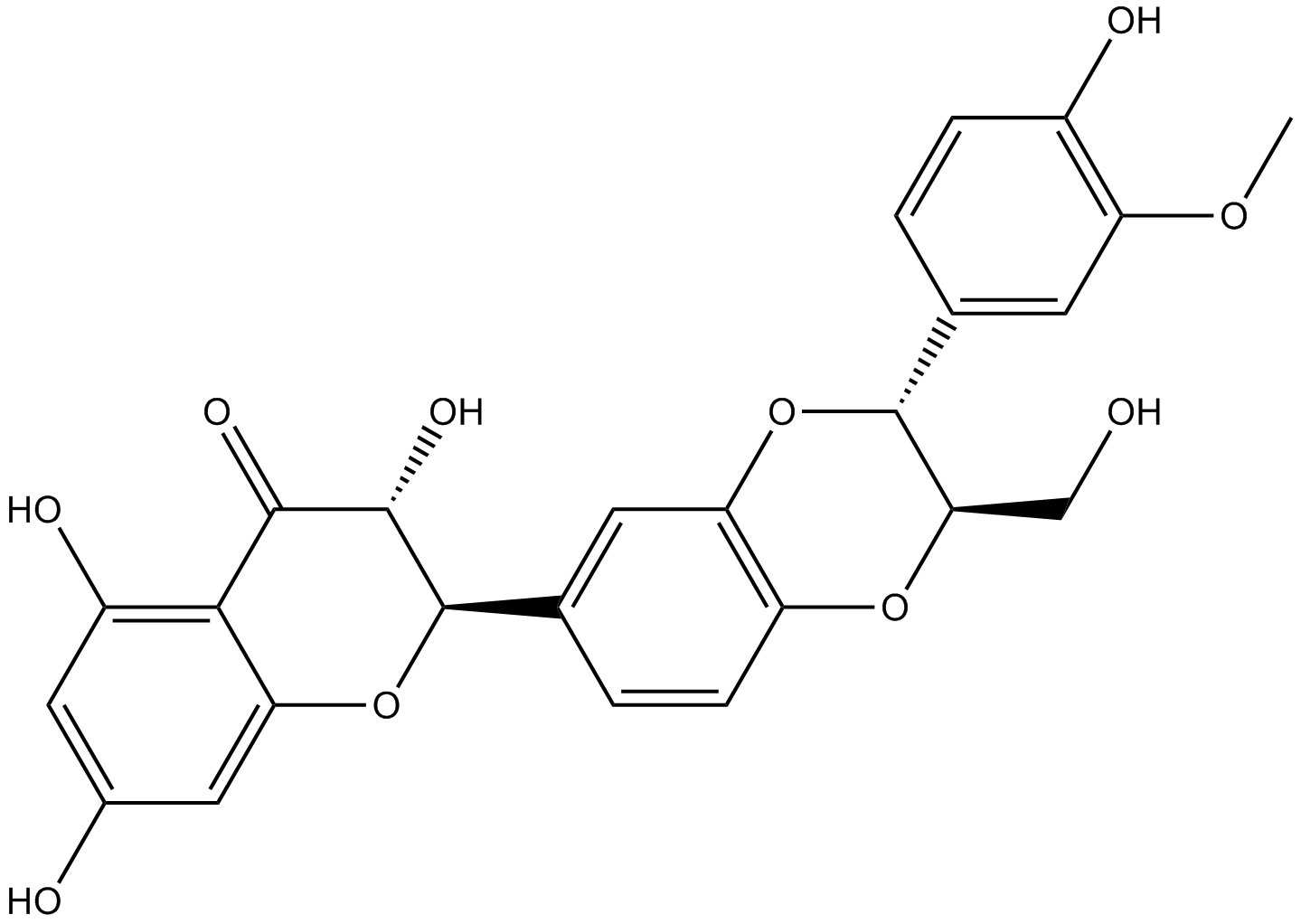 Silibinin  Chemical Structure