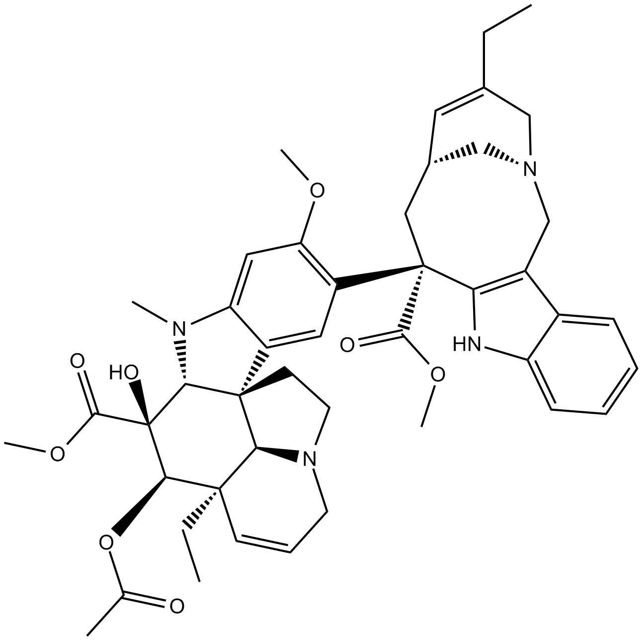Vinorelbine التركيب الكيميائي