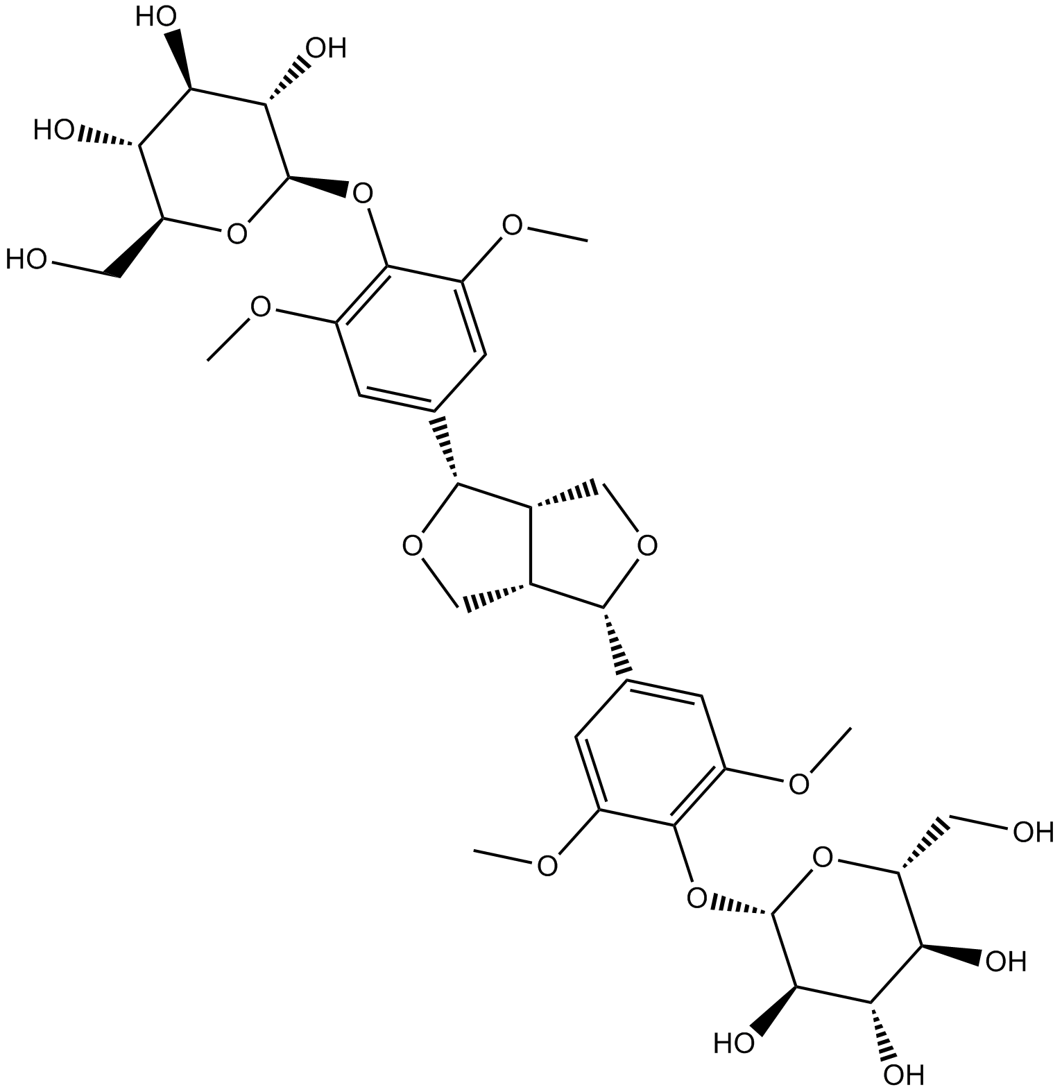Eleutheroside E التركيب الكيميائي