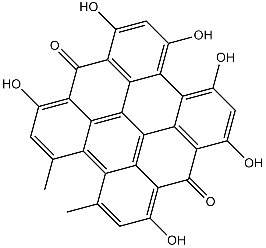 Hypericin Chemical Structure