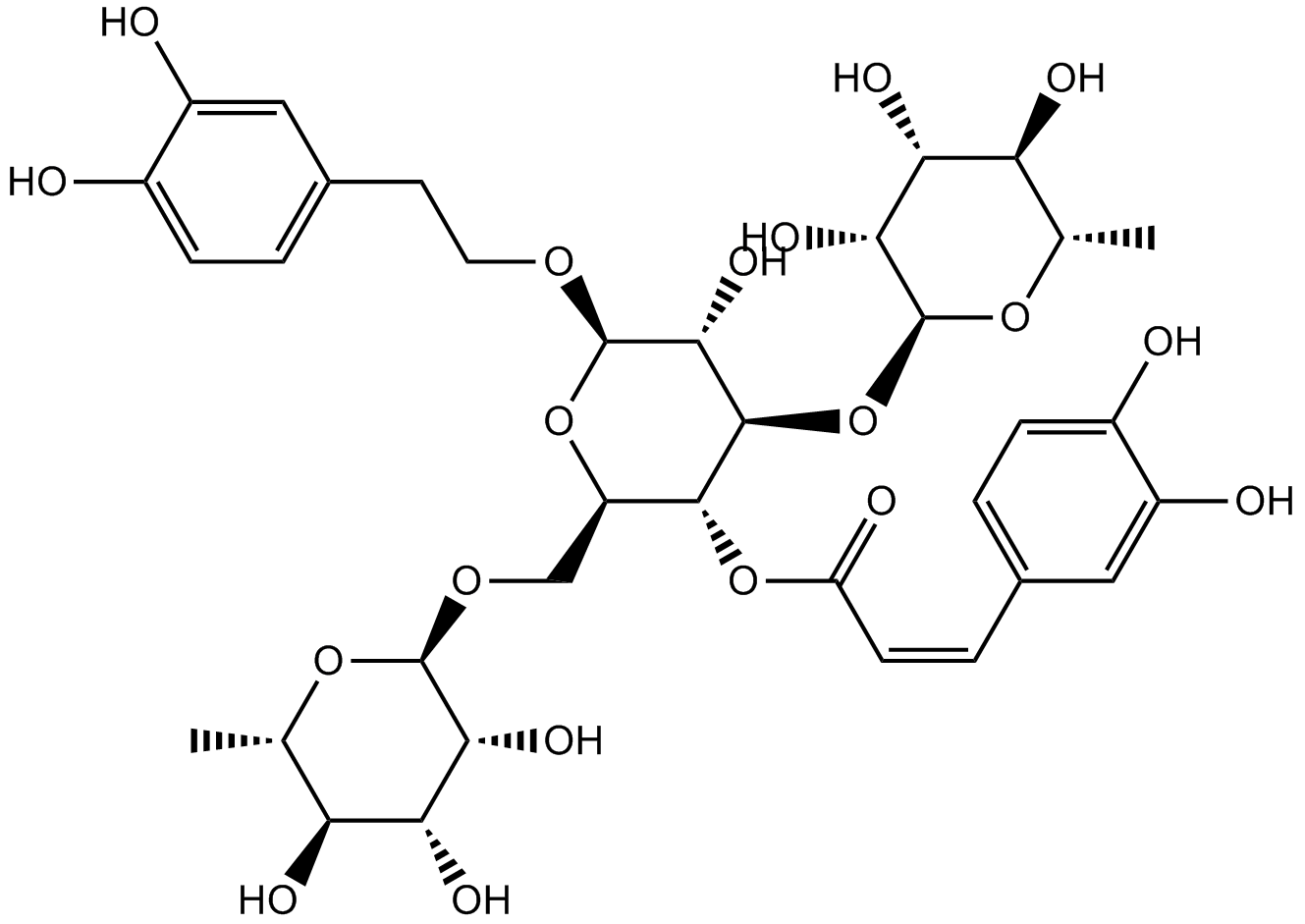 Poliumoside 化学構造