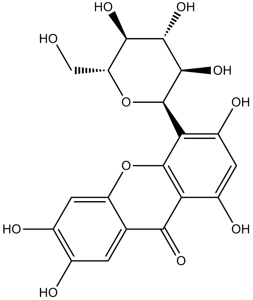 Isomangiferin التركيب الكيميائي