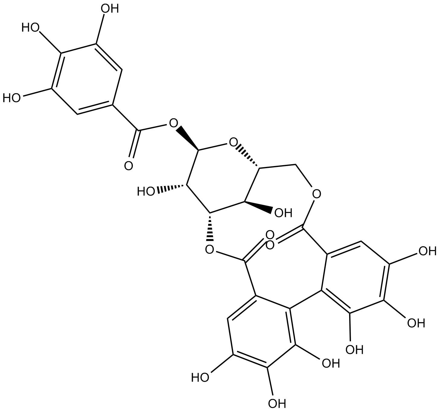 Corilagin  Chemical Structure