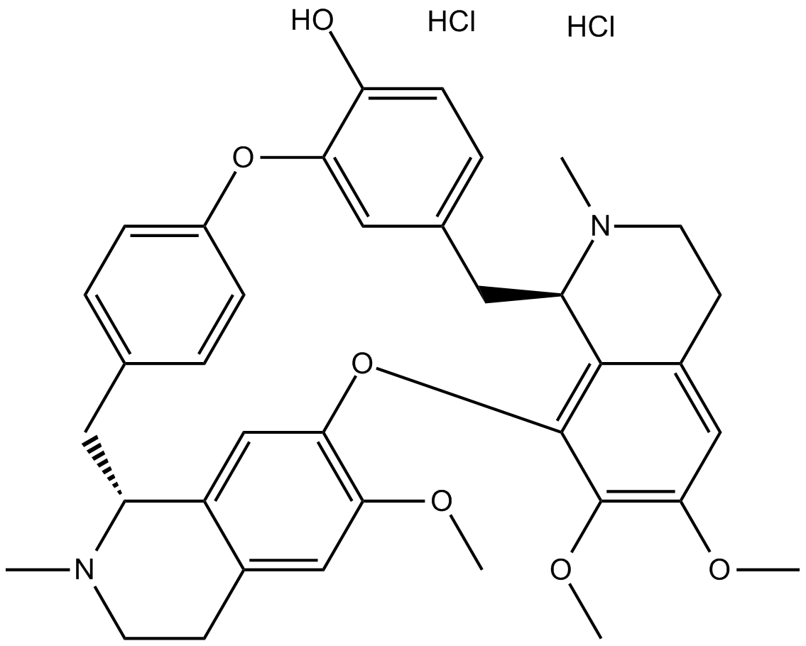 Berbamine hydrochloride  Chemical Structure