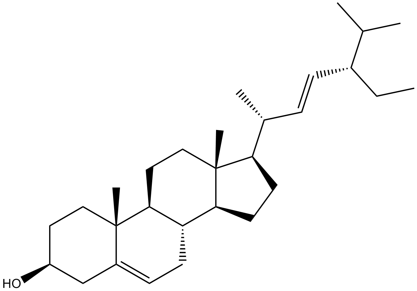 Stigmasterol  Chemical Structure