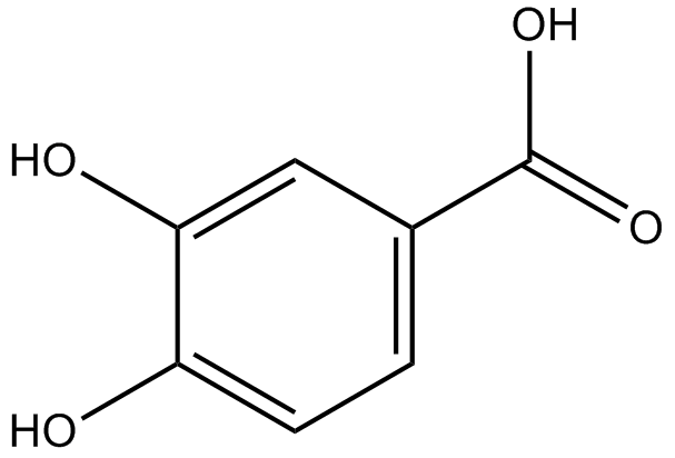 3,4-Dihydroxybenzoic acid Chemische Struktur