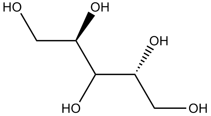 Xylitol  Chemical Structure
