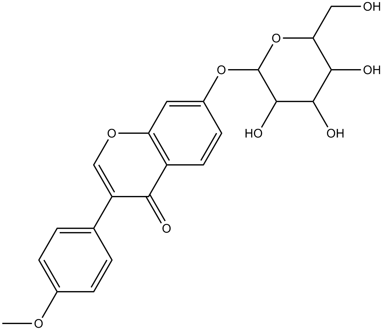 Ononin Chemische Struktur