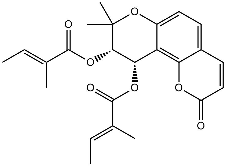 Praeruptorin B التركيب الكيميائي
