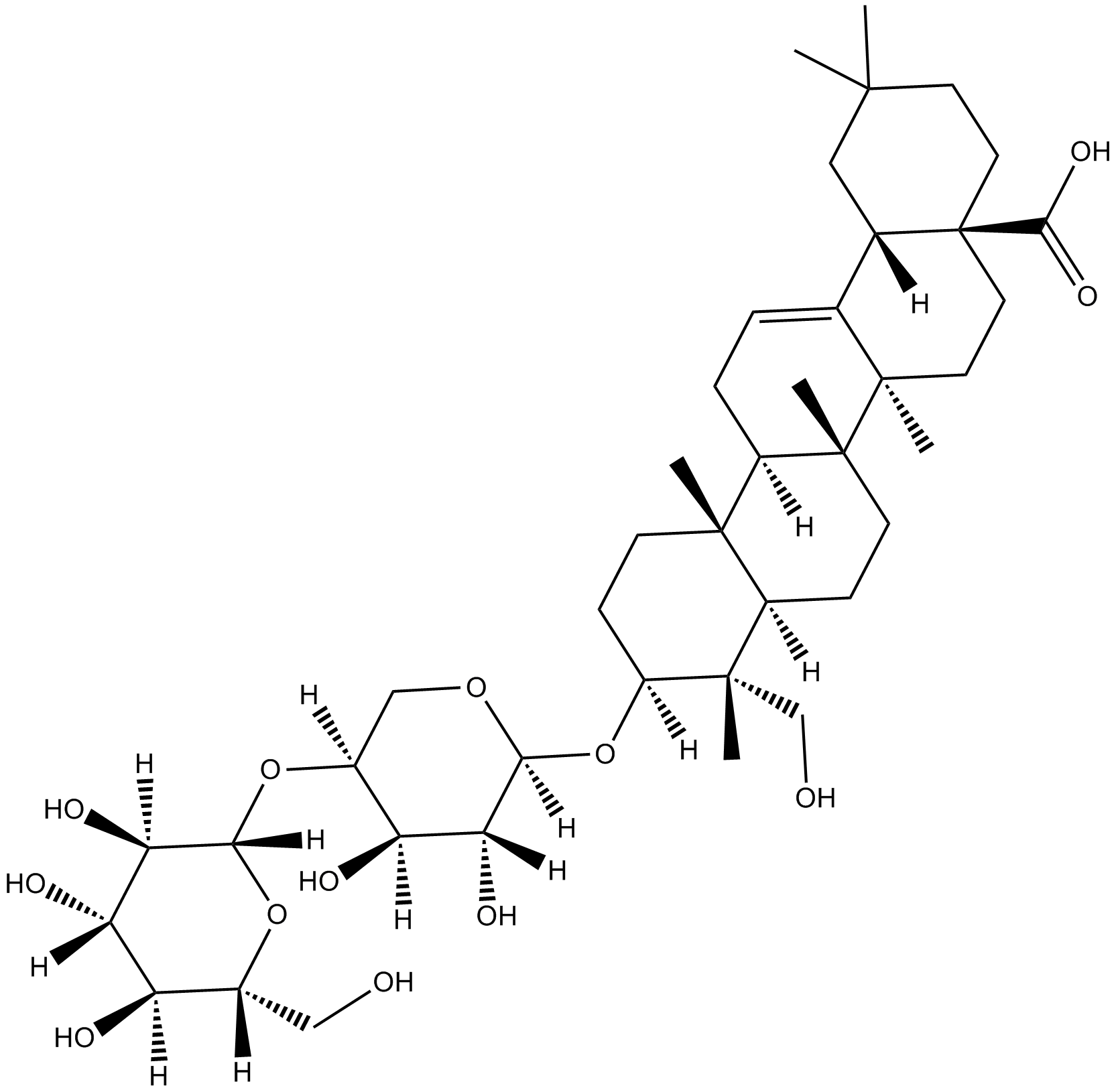 Scabioside C 化学構造