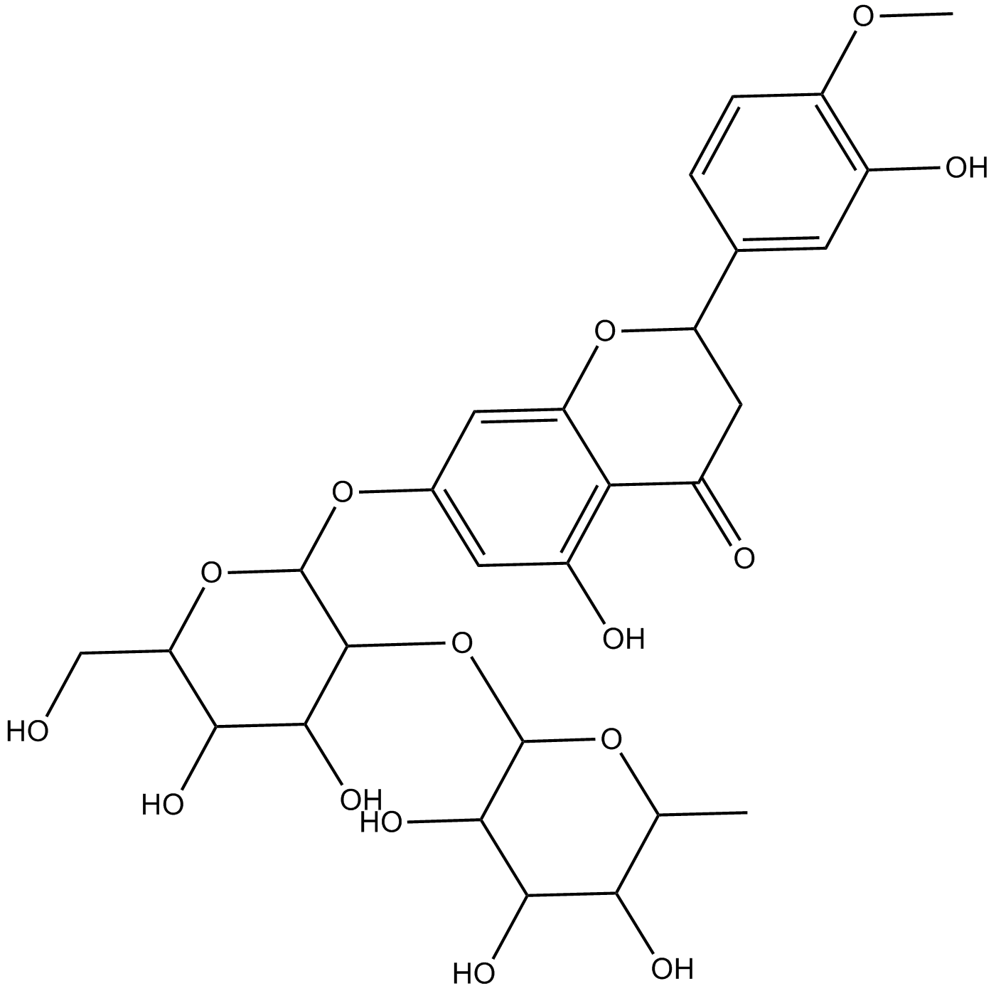 Neohesperidin Chemische Struktur