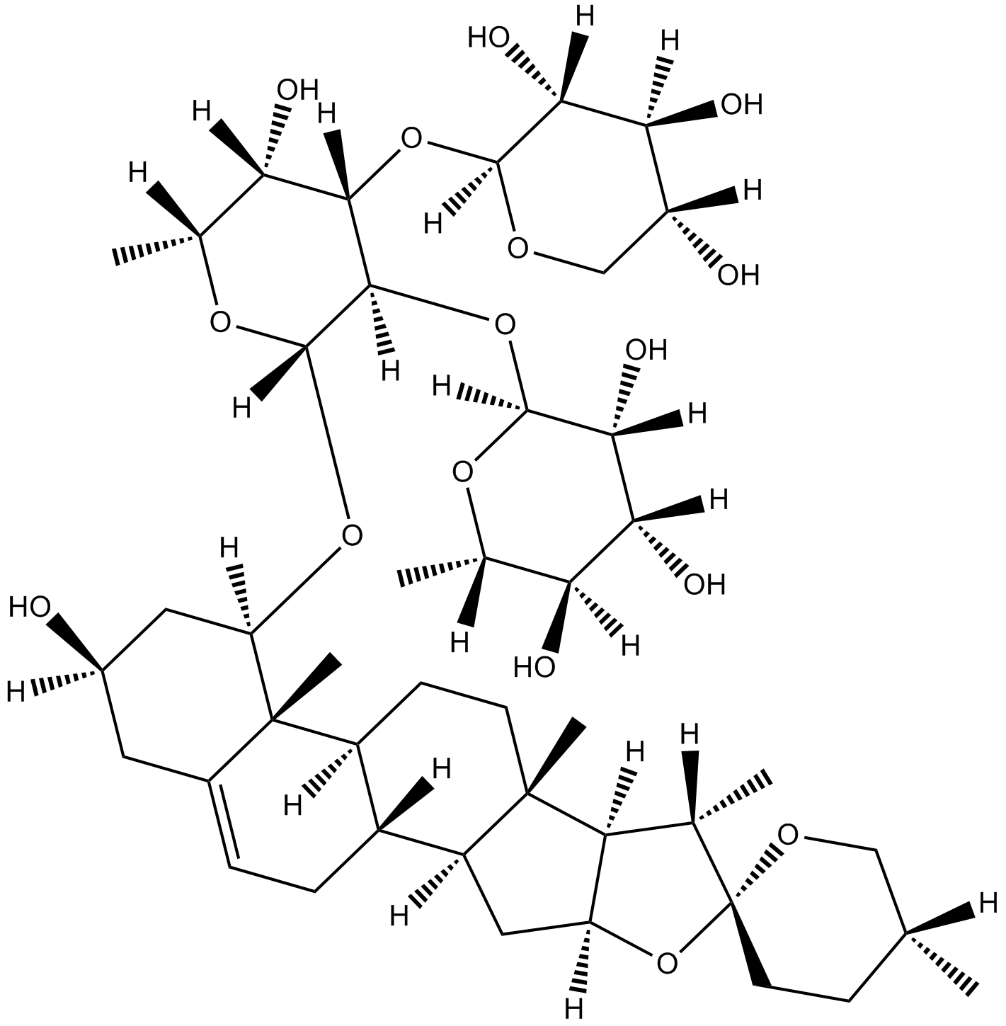 Ophiopogonin D'  Chemical Structure