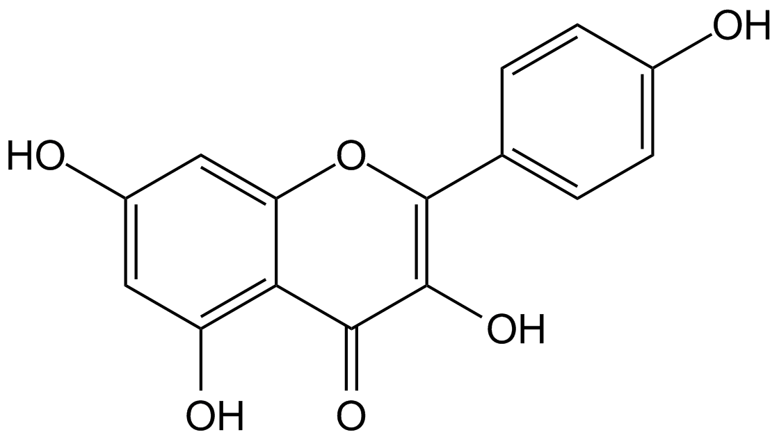 Kaempferol Chemische Struktur