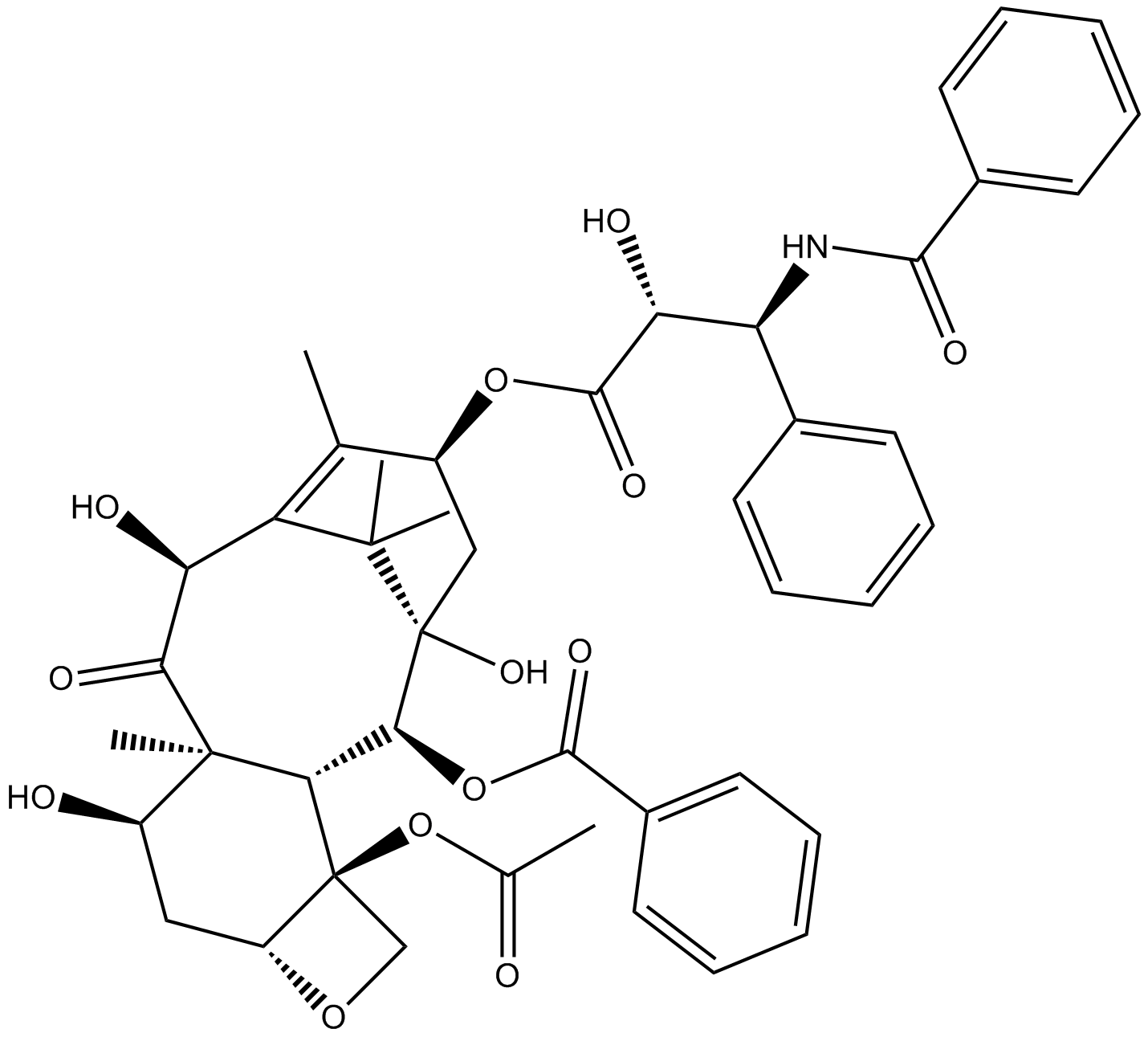Deacetyltaxol  Chemical Structure