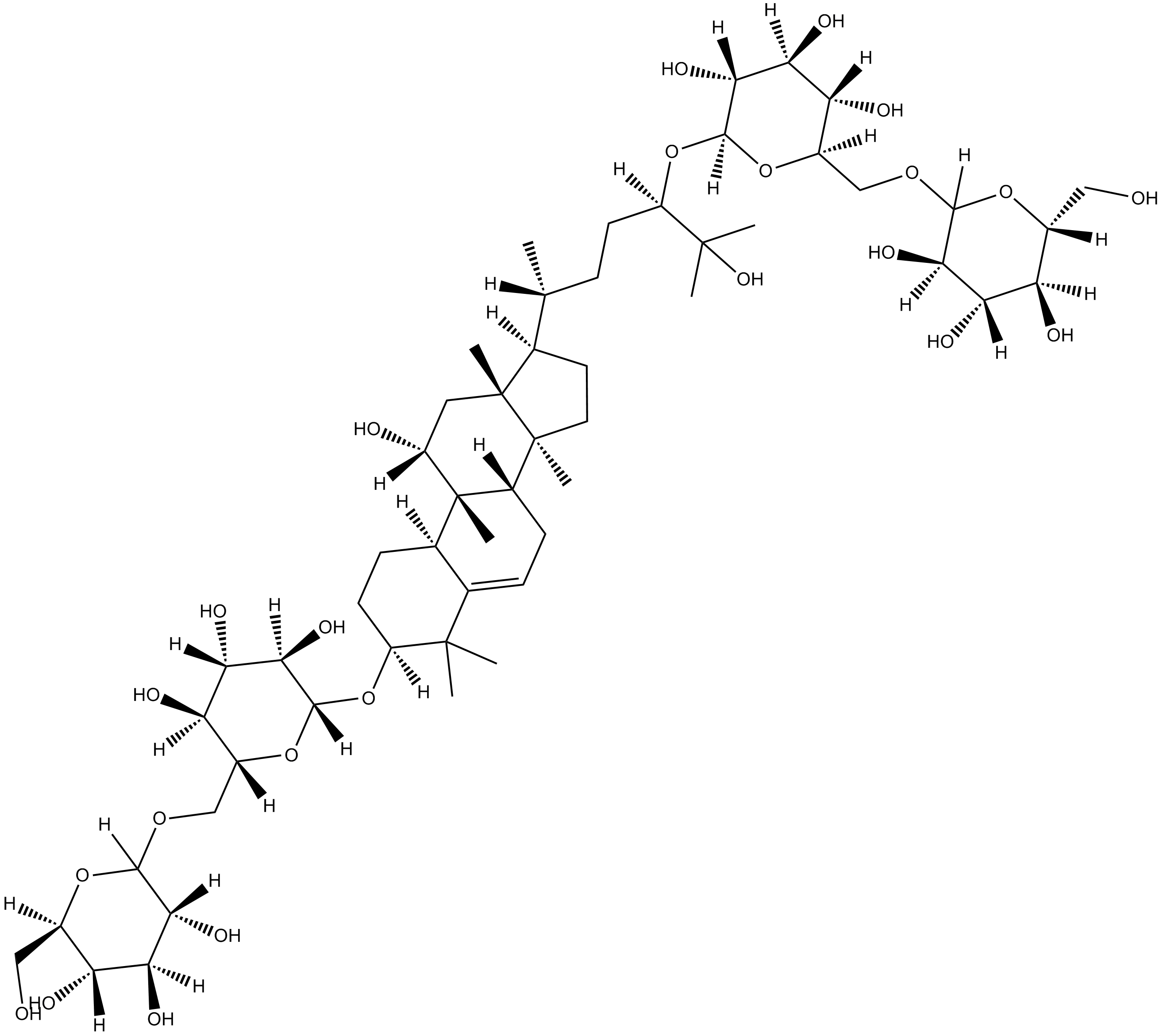 mogroside IVa 化学構造
