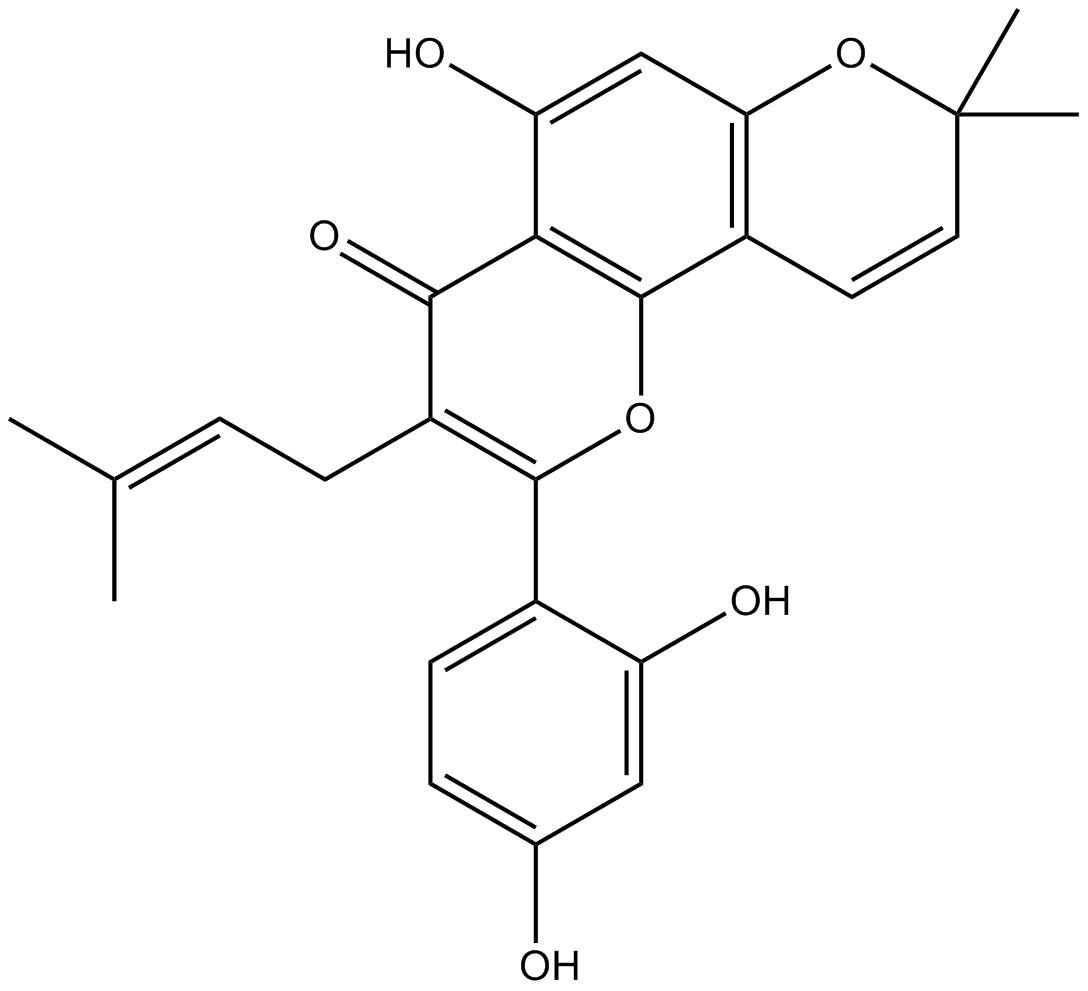 Morusin  Chemical Structure