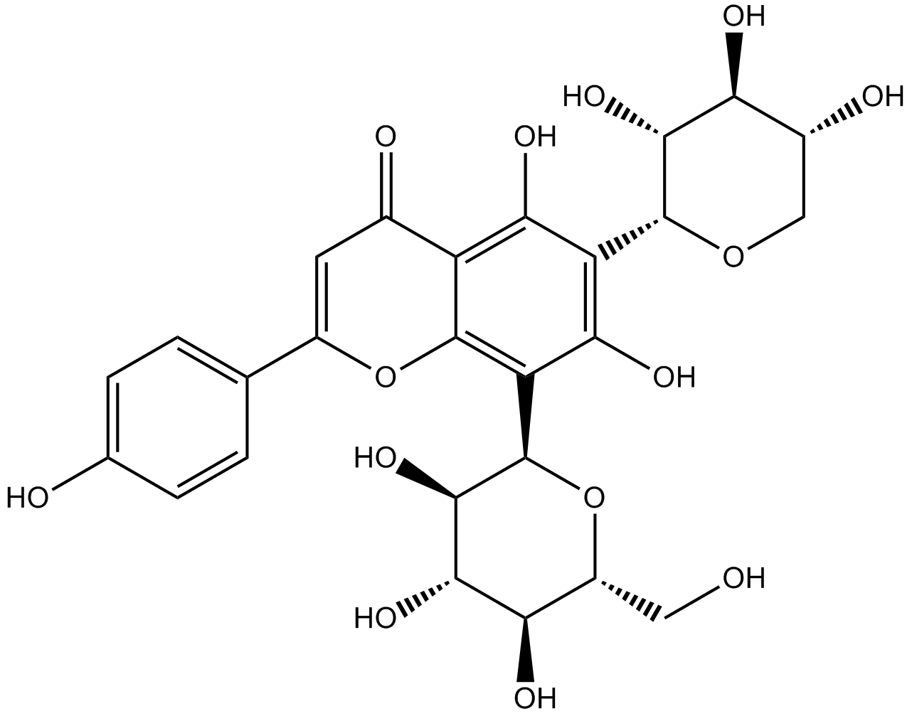 Isoshaftoside Chemical Structure