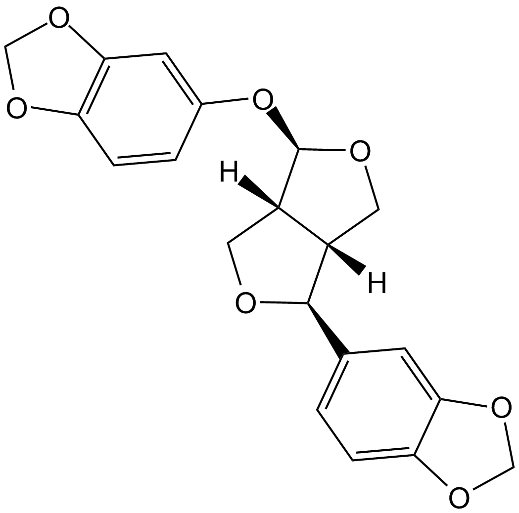 Sesamolin التركيب الكيميائي