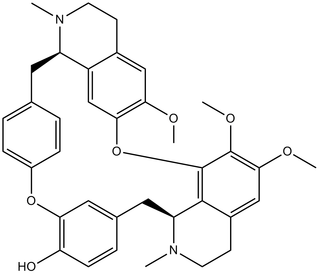 Berbamine 化学構造