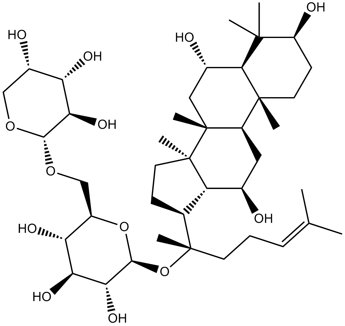 Ginsenoside F3  Chemical Structure