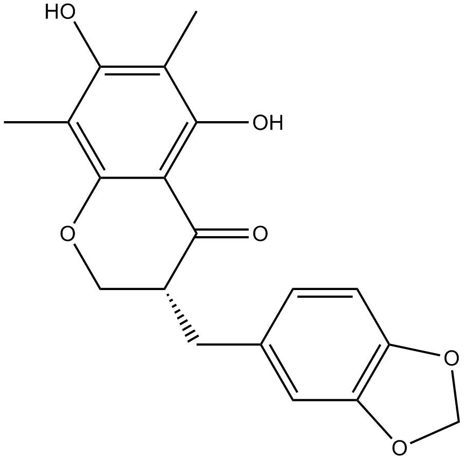 Methylophiopogonanone A  Chemical Structure