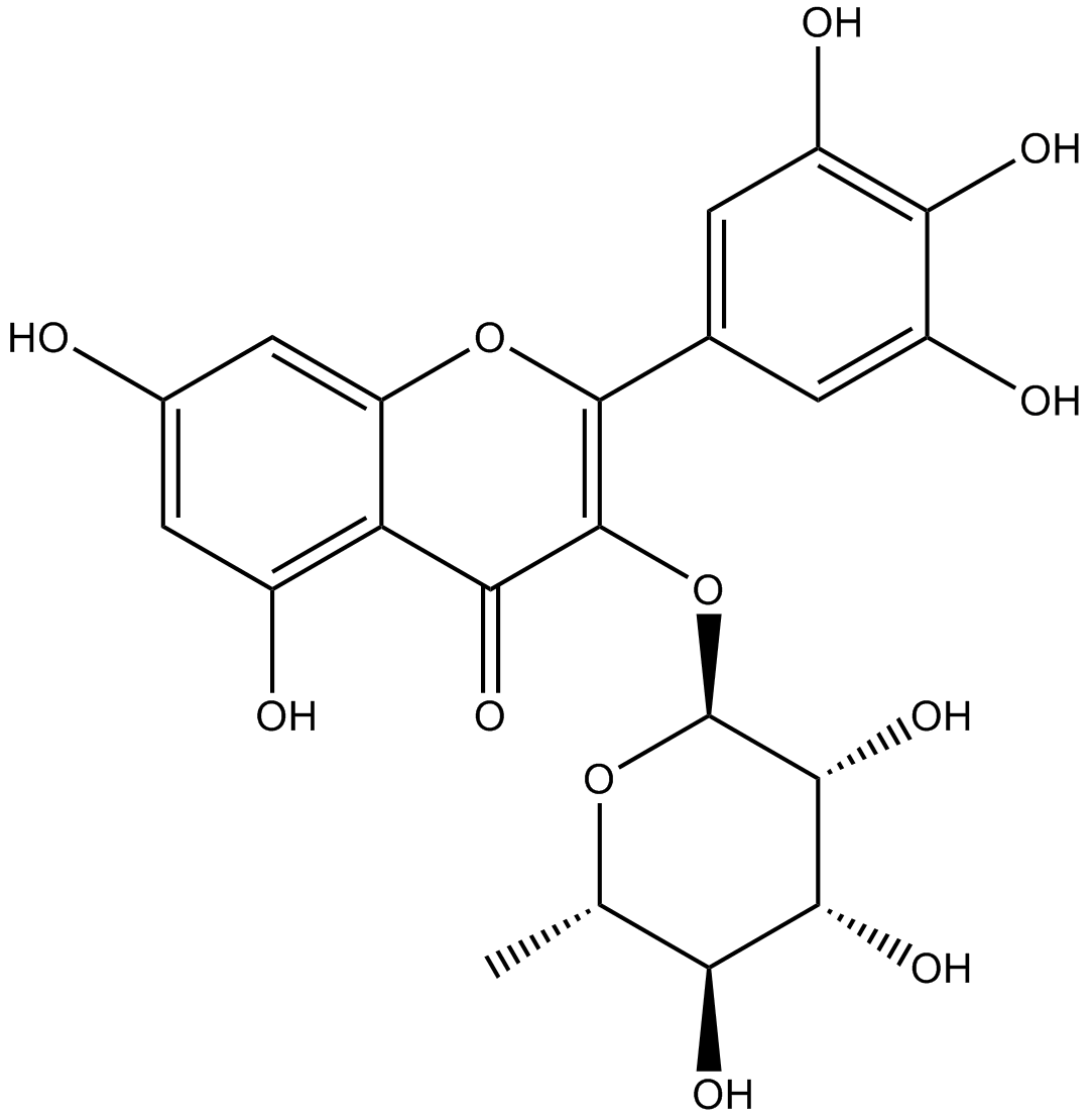 Myricetrin Chemical Structure