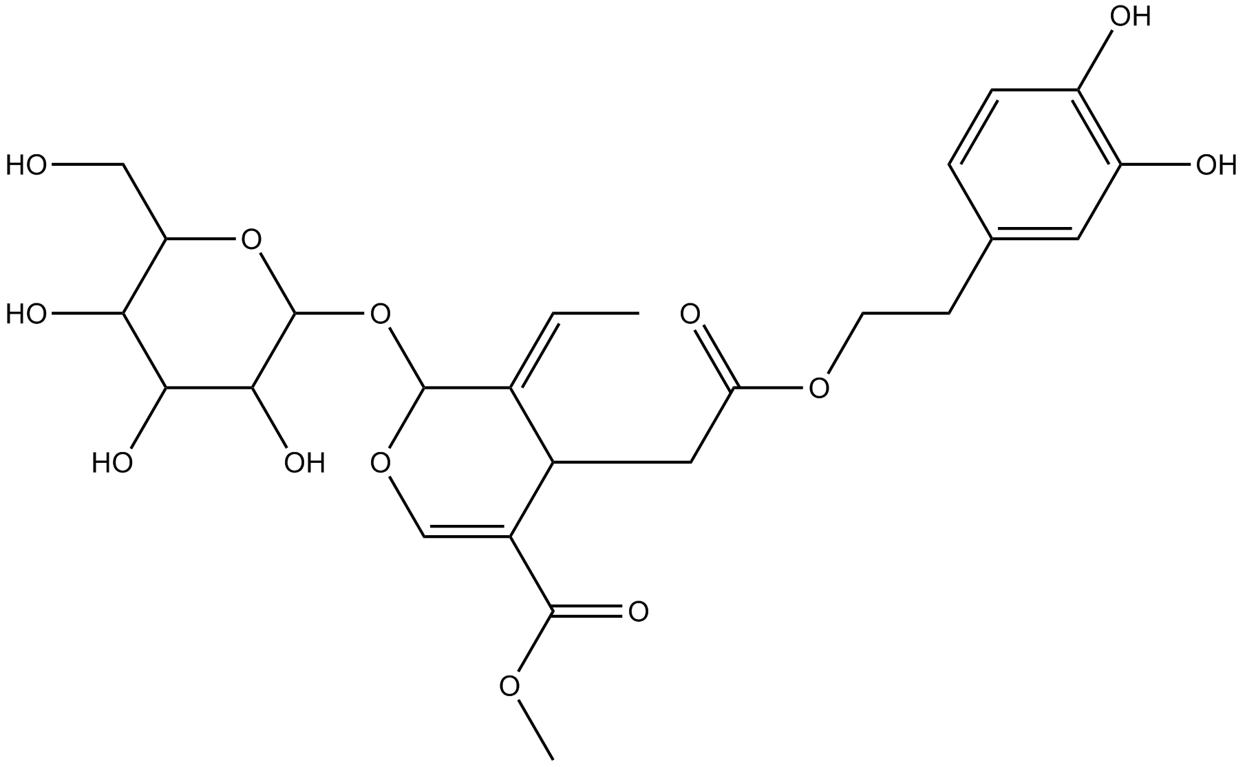 Oleuropein  Chemical Structure