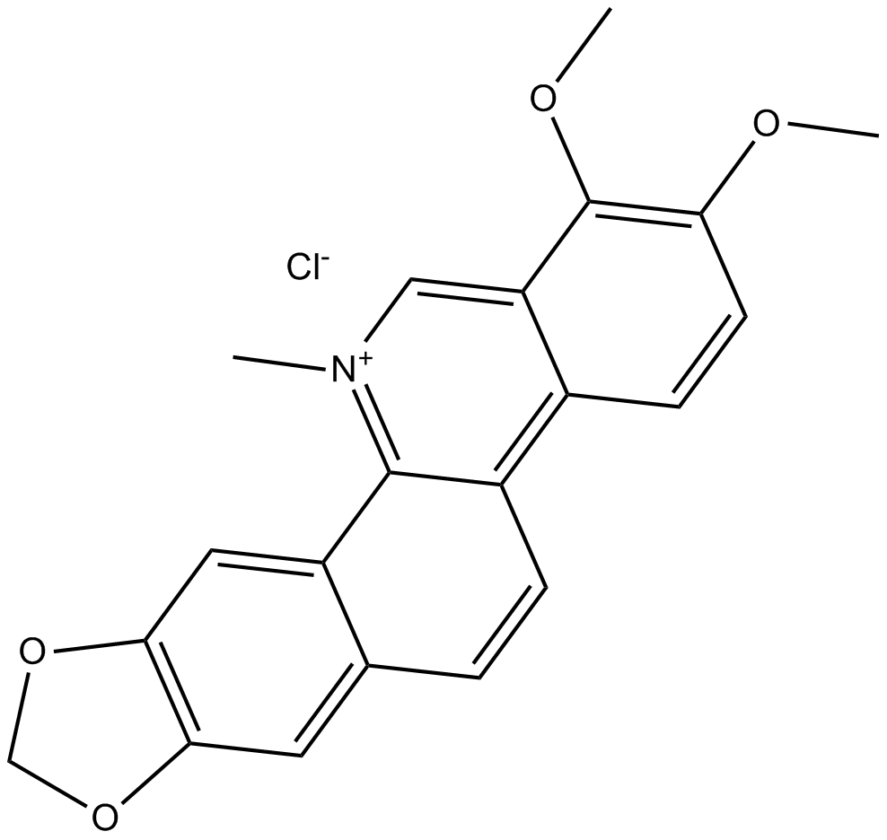 Chelerythrine 化学構造