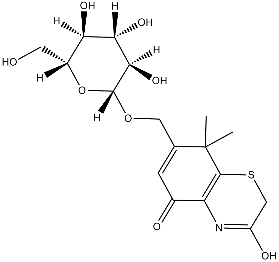 Xanthiside 化学構造