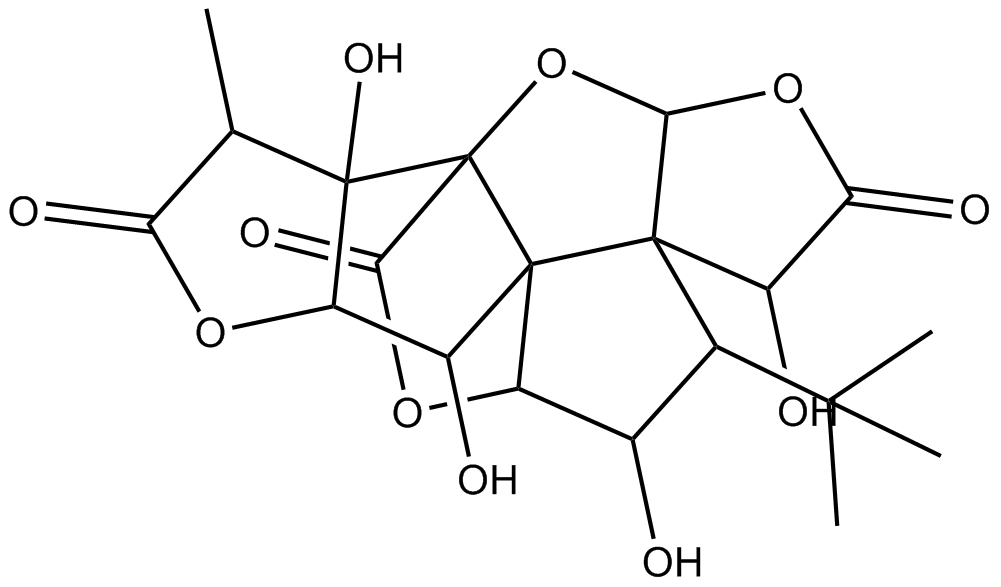 Ginkgolide C  Chemical Structure