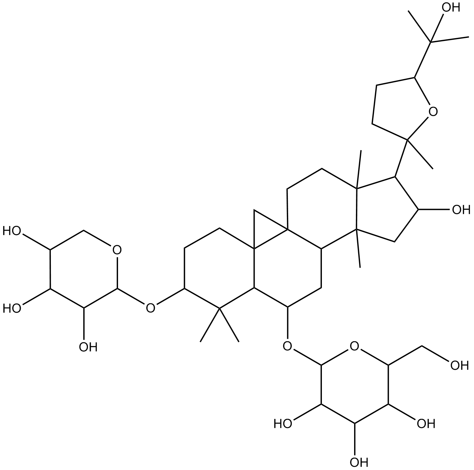 Astragaloside IV  Chemical Structure