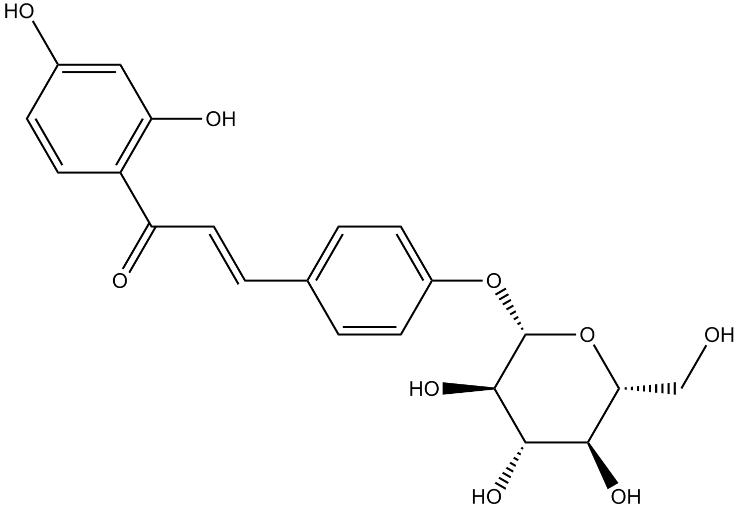 Isoliquiritin  Chemical Structure