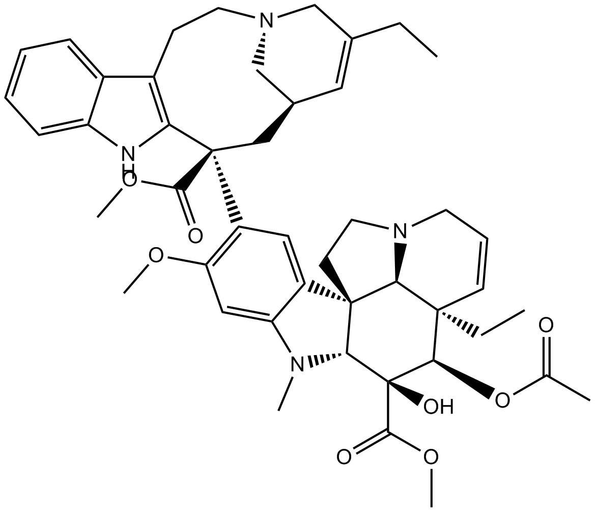 3',4'-Anhydrovinblastine 化学構造