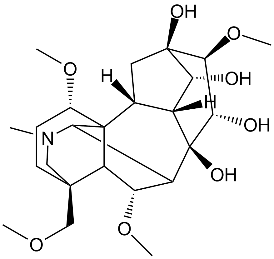 Hypaconine Chemische Struktur