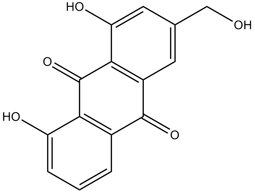 Aloeemodin  Chemical Structure
