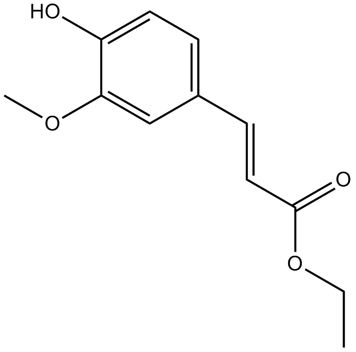 Ethyl ferulate  Chemical Structure