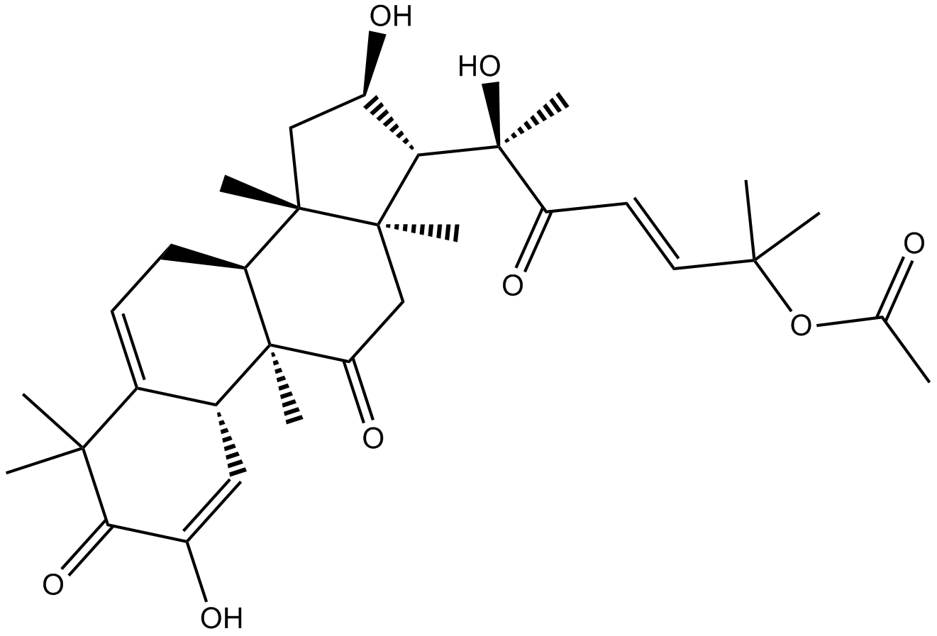 Cucurbitacin E  Chemical Structure