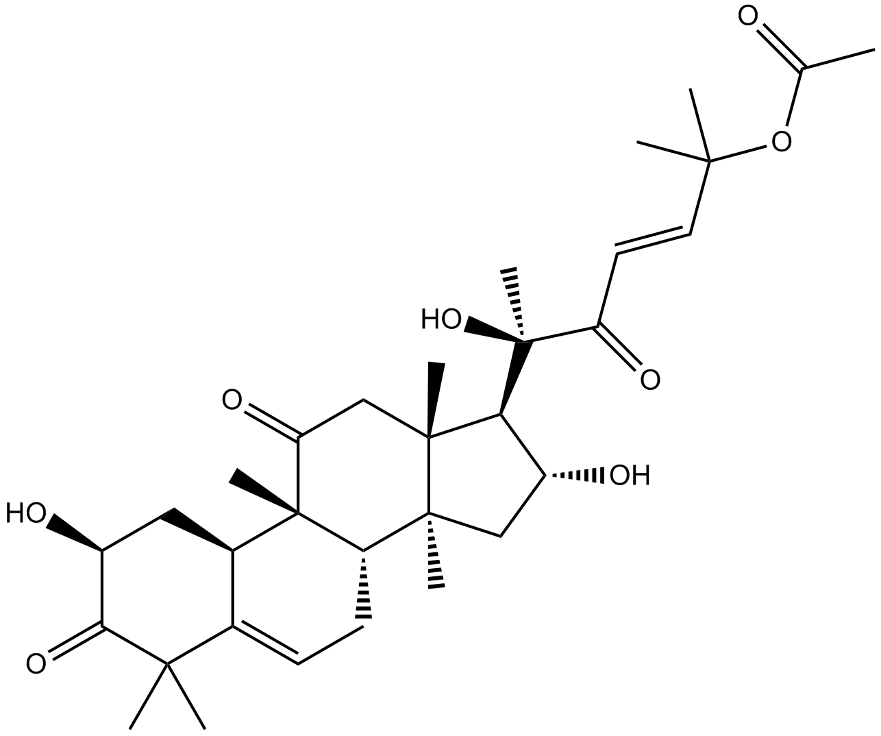 Cucurbitacin B  Chemical Structure