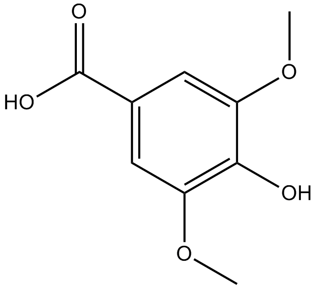 Syringic acid  Chemical Structure