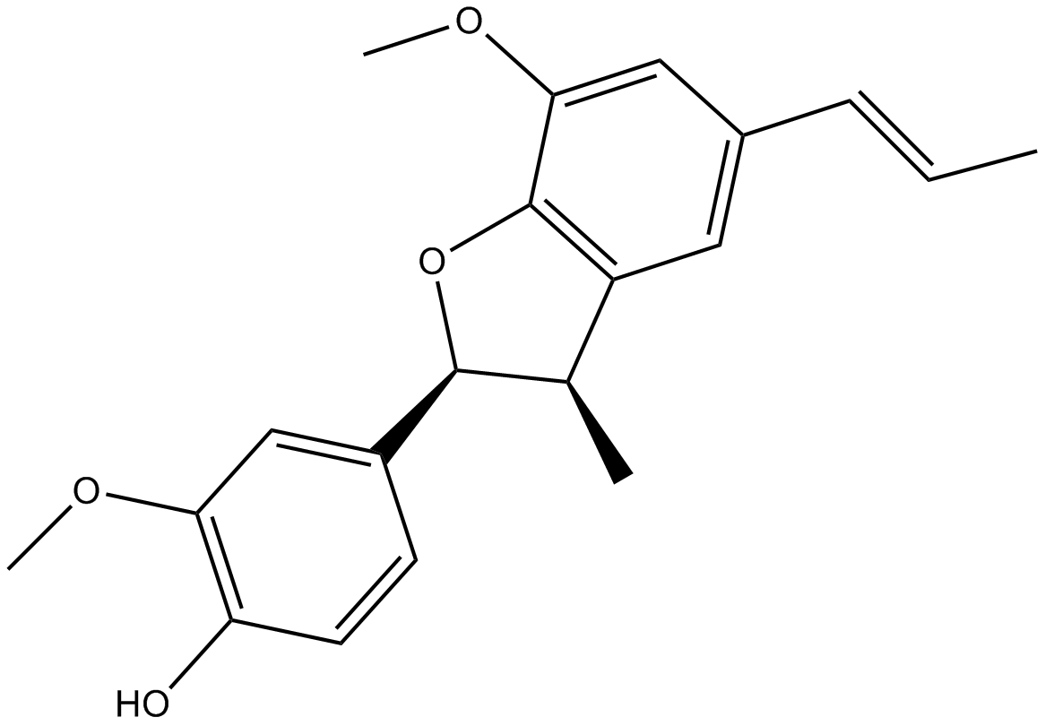 Dehydrodiisoeugenol Chemische Struktur