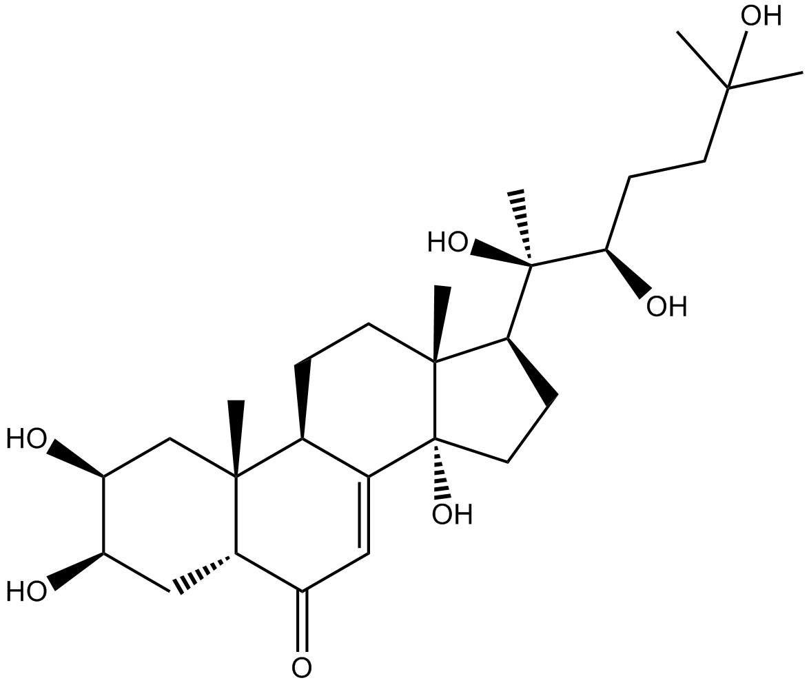 Ecdysterone Chemische Struktur