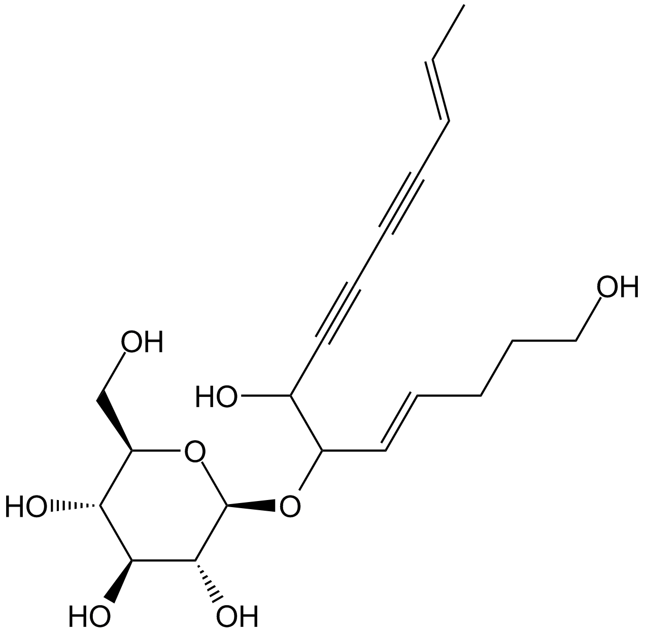 Lobetyolin  Chemical Structure