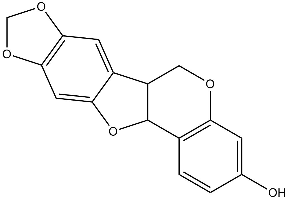 (±)-Maackiain; dl- Maackiain  Chemical Structure