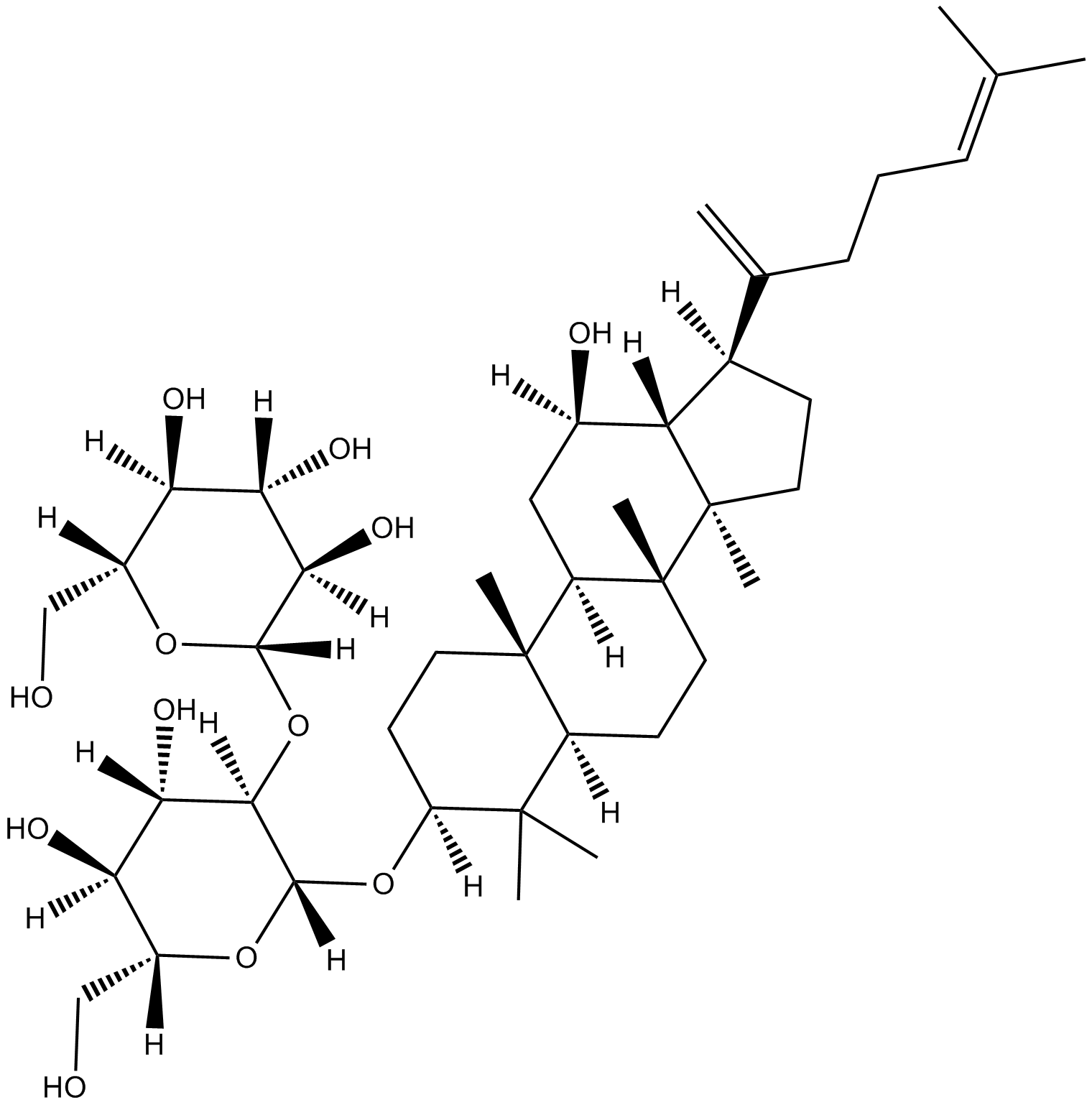 Ginsenoside Rk1  Chemical Structure