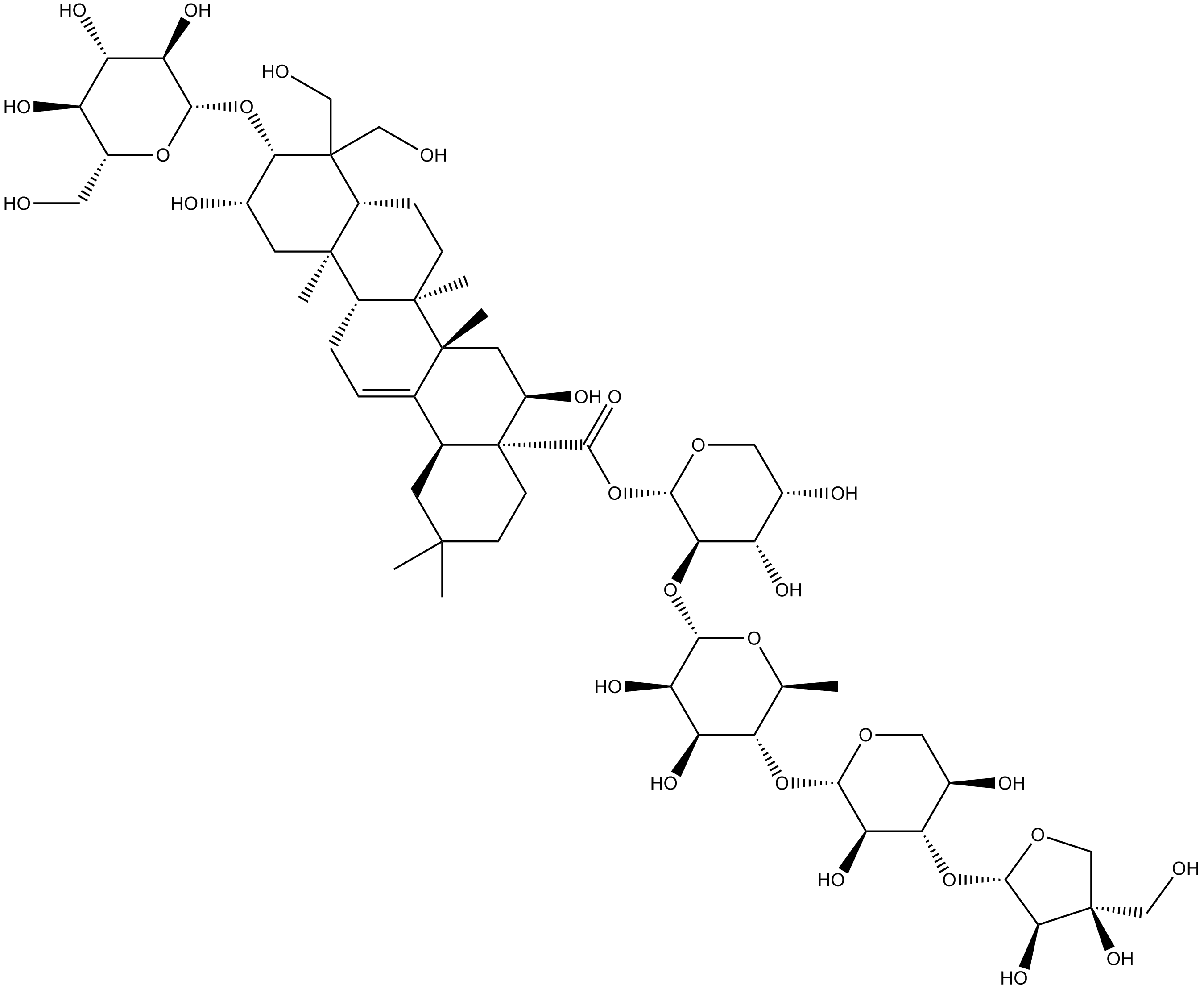 Platycodin D  Chemical Structure