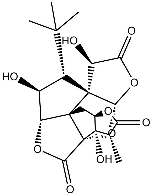 Ginkgolide J Chemische Struktur