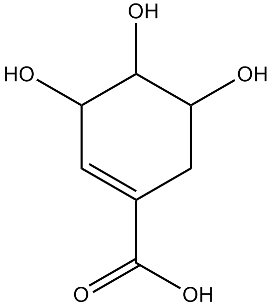 Shikimic acid  Chemical Structure